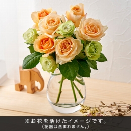 【日比谷花壇】おうちで楽しむ花「ハニーフレッシュミックス」オレンジ系